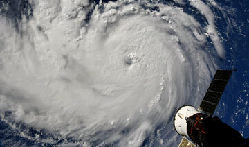 Hurricane Florence is seen from the International Space Station. (REUTERS)