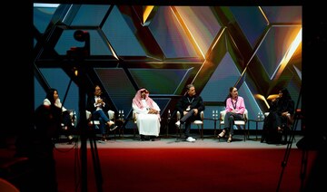 Experts in an NGSC panel titled “Cultural Crossroads in Games”. AN photo by Abdulrahman bin Shulhub