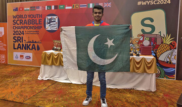 Pakistani teen wins 19th World Youth Scrabble Championship in Sri Lanka