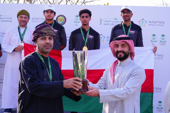 Team UAE take first place in men’s team competition at GCC Golf Championship