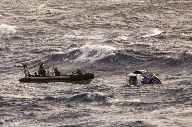 Australian navy rescues adventurer who hit a cyclone while rowing across the Pacific Ocean