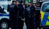 Police officers work at the site where a car drove into a crowd, in Mannheim, Germany, March 3, 2025. (Reuters)