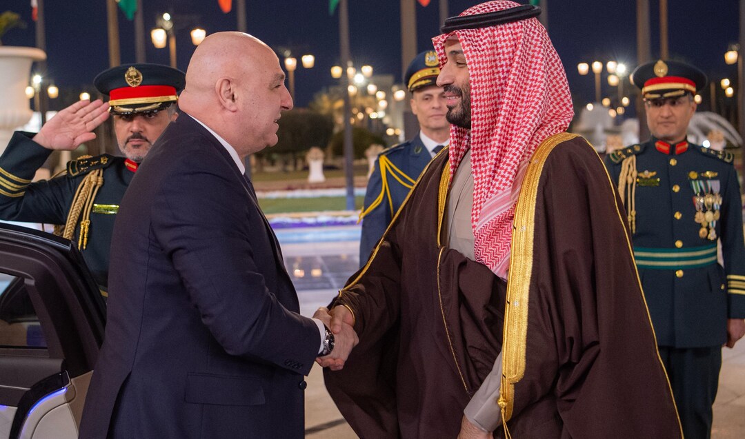 Saudi crown prince, Lebanese president hold meeting in Riyadh