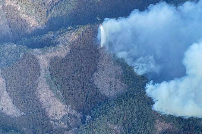 Japan’s worst wildfire in half a century spreads