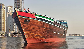 A dad, a dhow and a dream: Emirati sets sail for Karachi in record-breaking boat