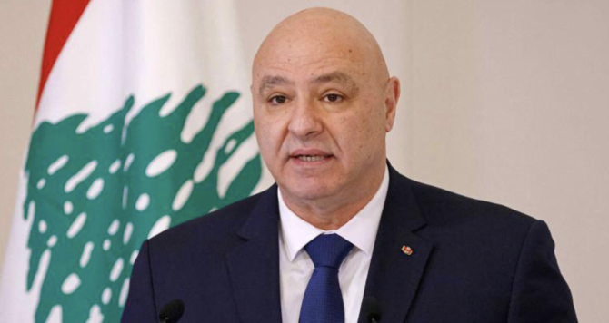 President Joseph Aoun is scheduled to visit Riyadh on Monday. (AFP) President Joseph Aoun is scheduled to visit Riyadh on Monday. (AFP)